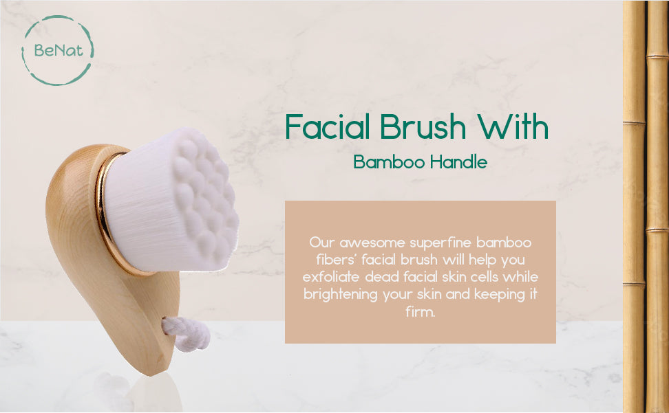 Bamboo Facial Brush