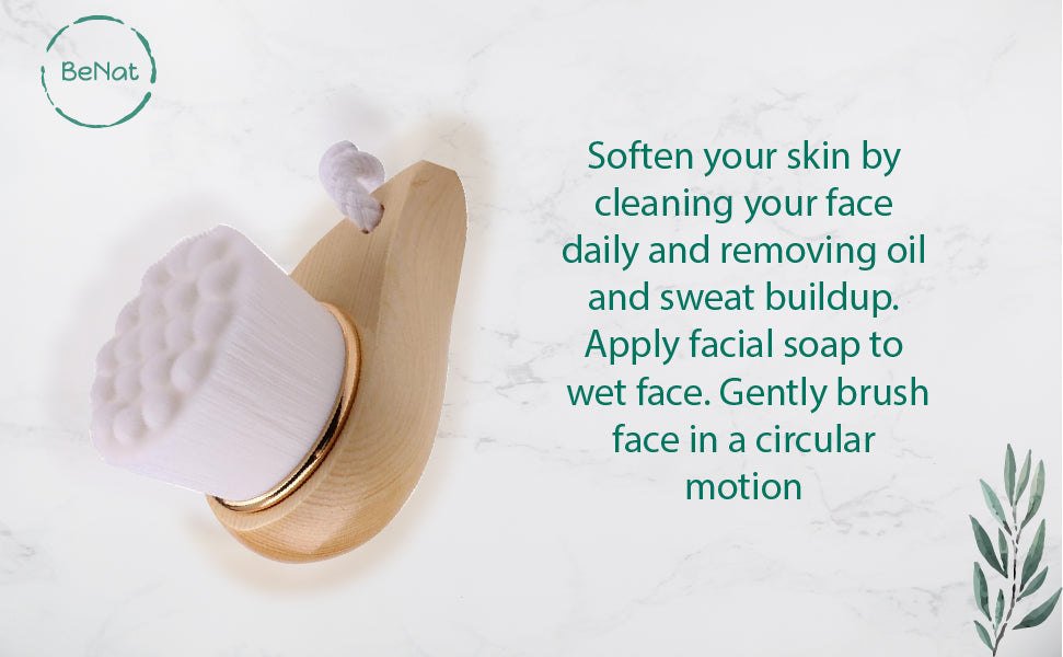 Bamboo Facial Brush