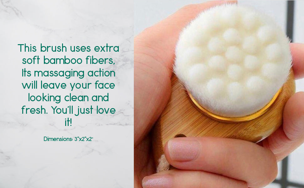 Bamboo Facial Brush