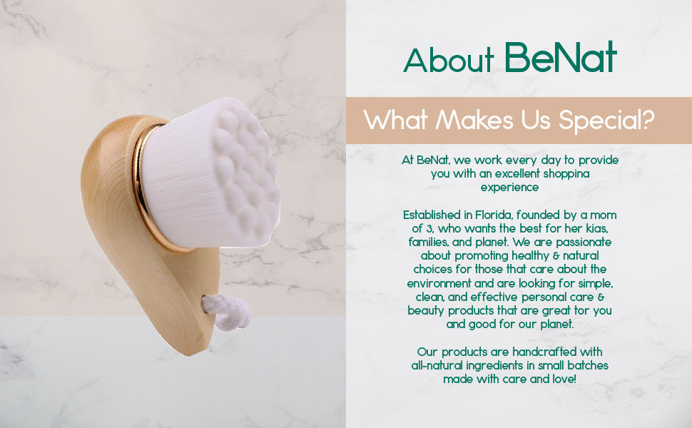 Bamboo Facial Brush