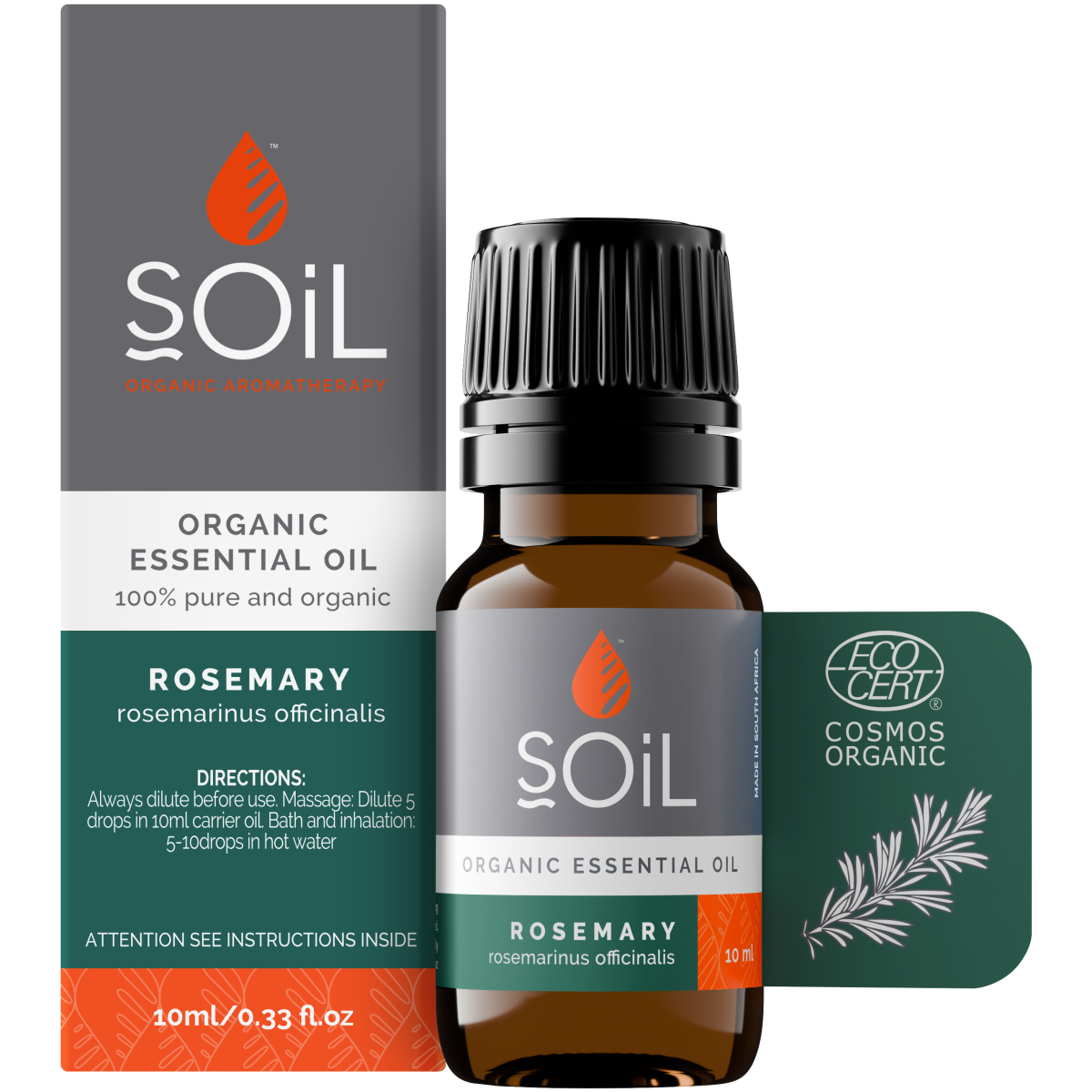 Organic Rosemary Essential Oil 10ml