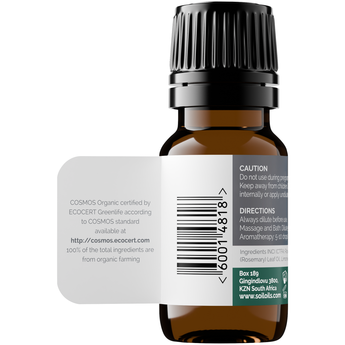 Organic Rosemary Essential Oil 10ml