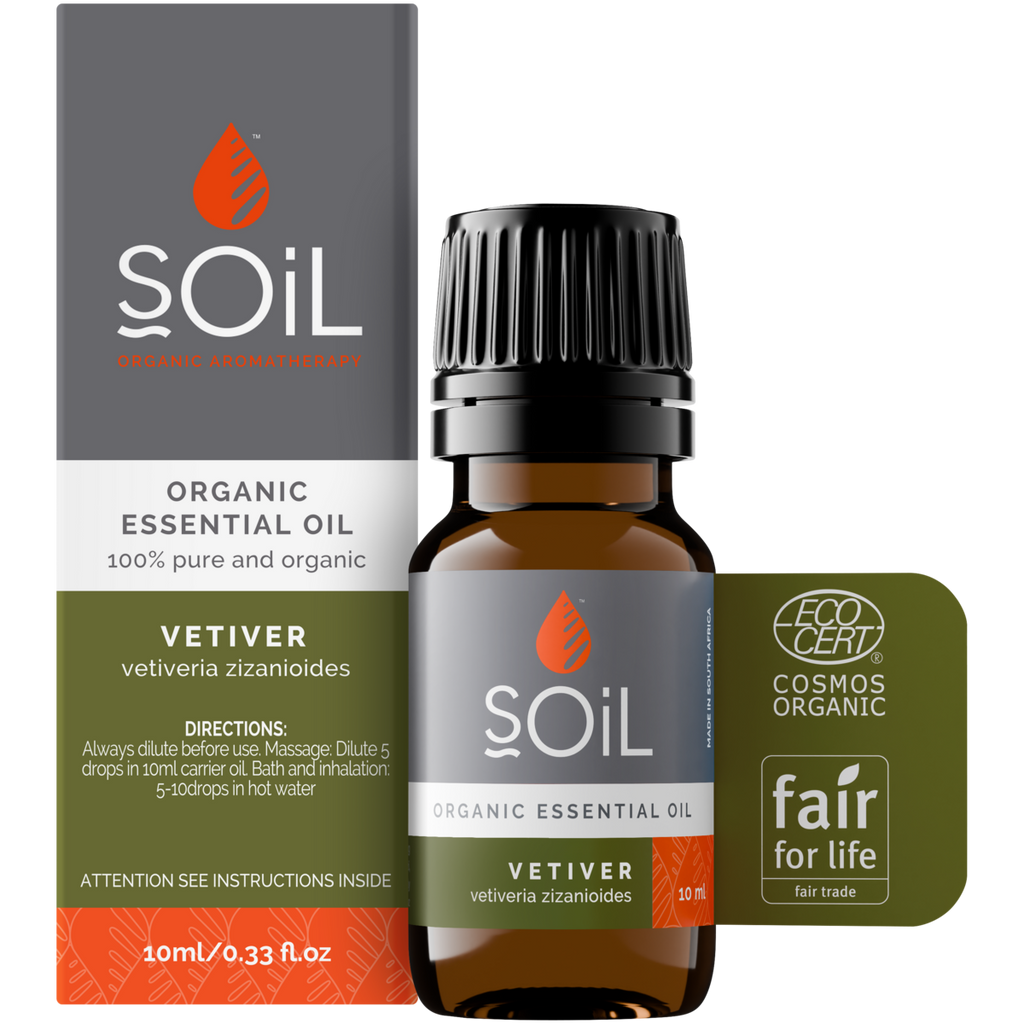 Organic Vetiver Essential Oil 10ml
