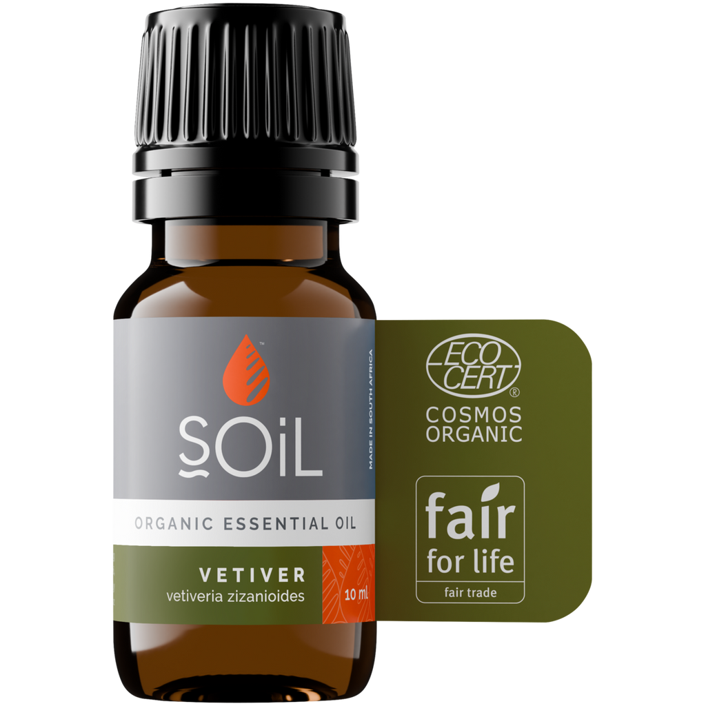 Organic Vetiver Essential Oil 10ml