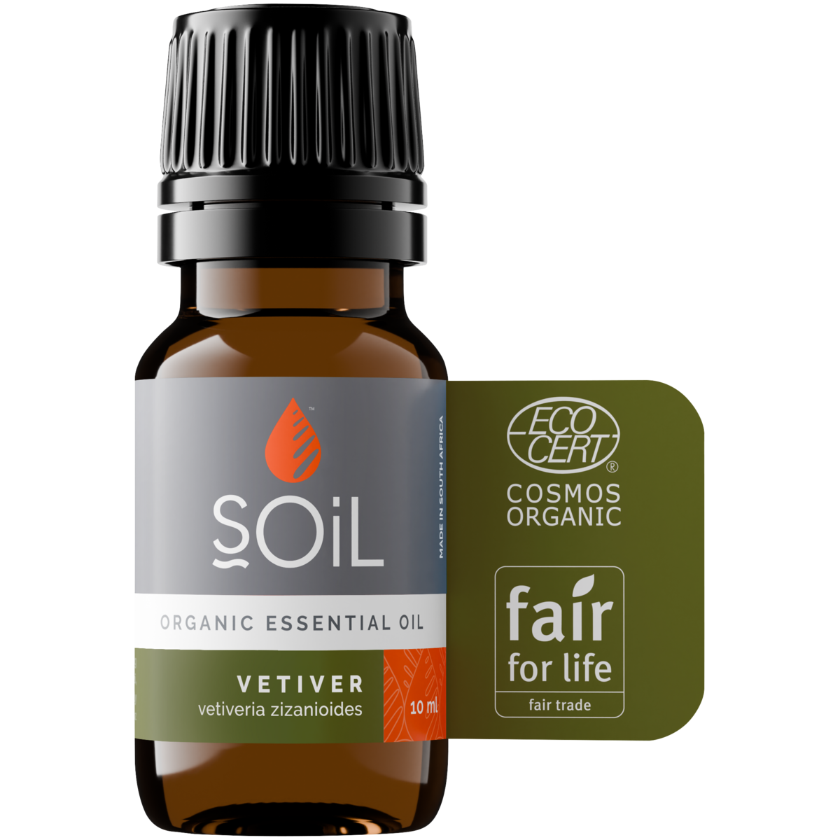 Organic Vetiver Essential Oil 10ml