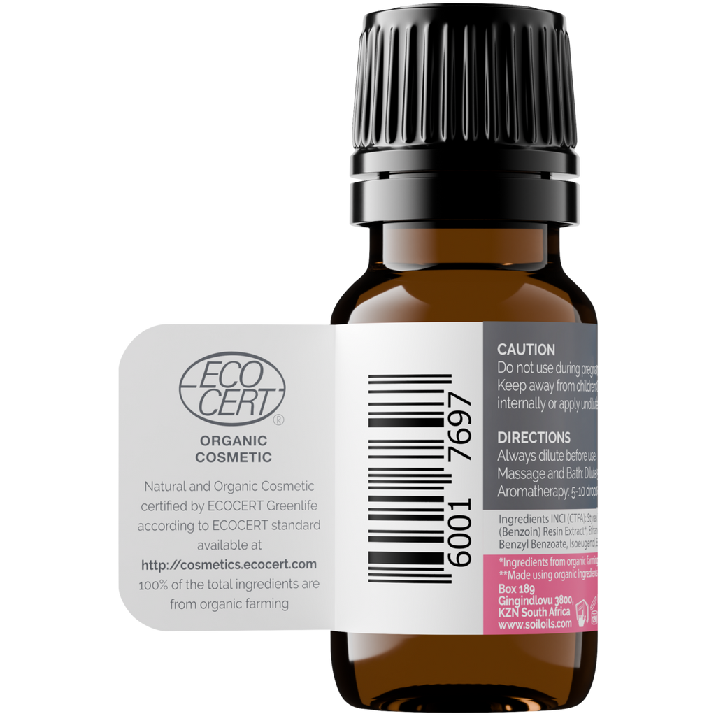 Organic Benzoin Essential Oil Dilution 10ml