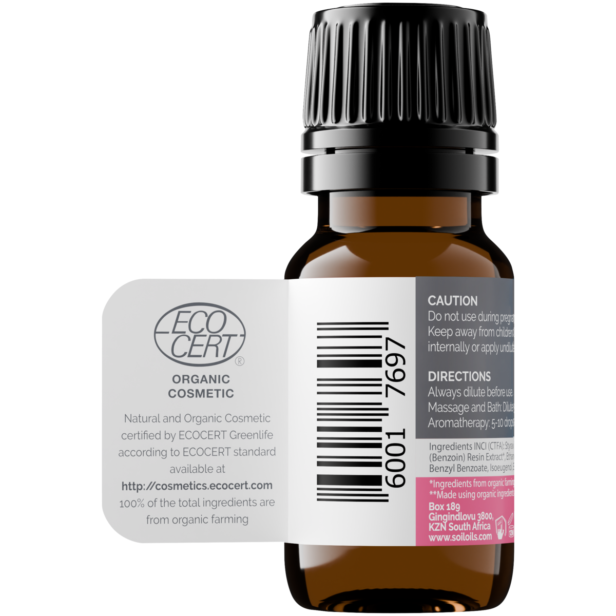 Organic Benzoin Essential Oil Dilution 10ml