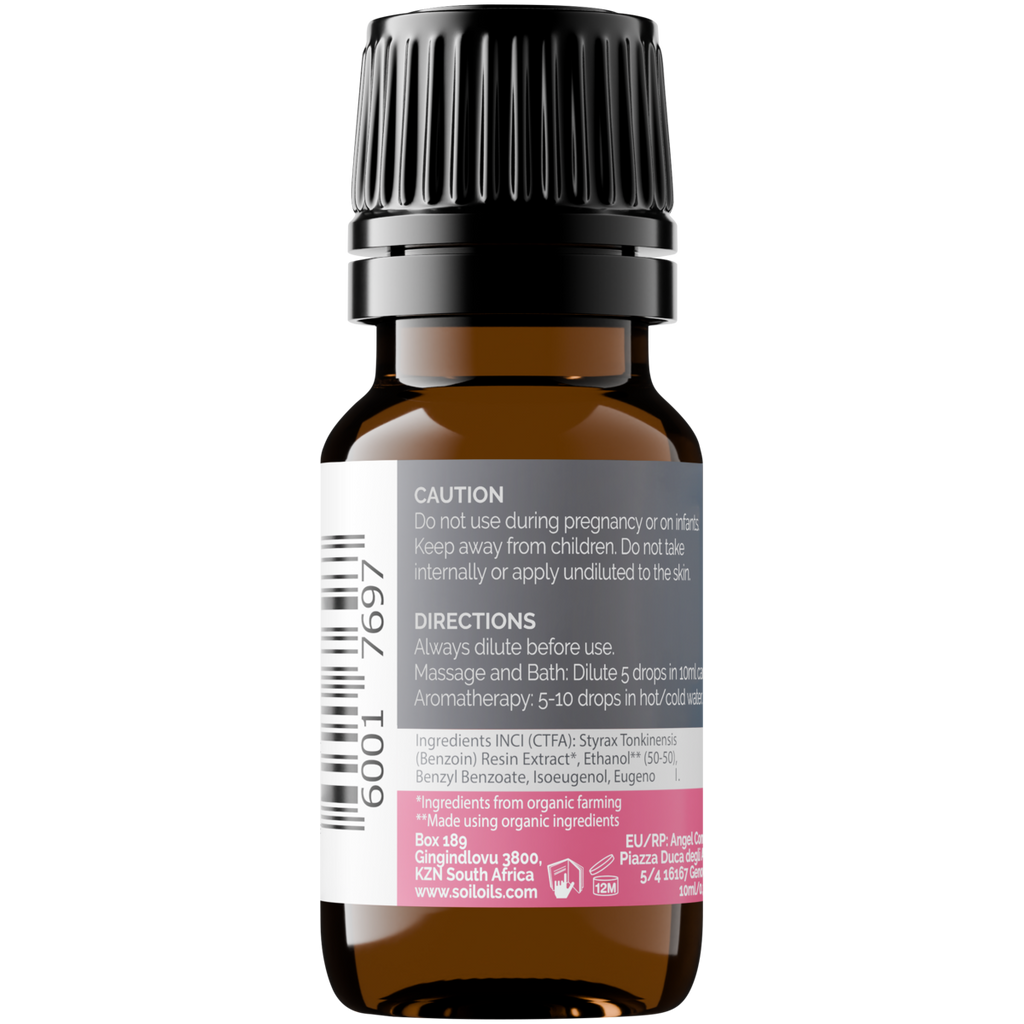 Organic Benzoin Essential Oil Dilution 10ml