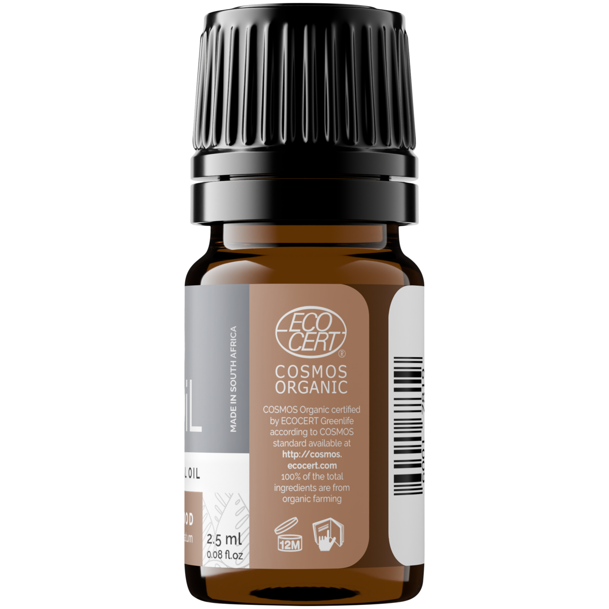 Organic Sandalwood Essential Oil 2.5ml