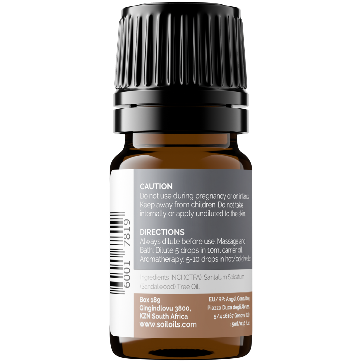 Organic Sandalwood Essential Oil 2.5ml