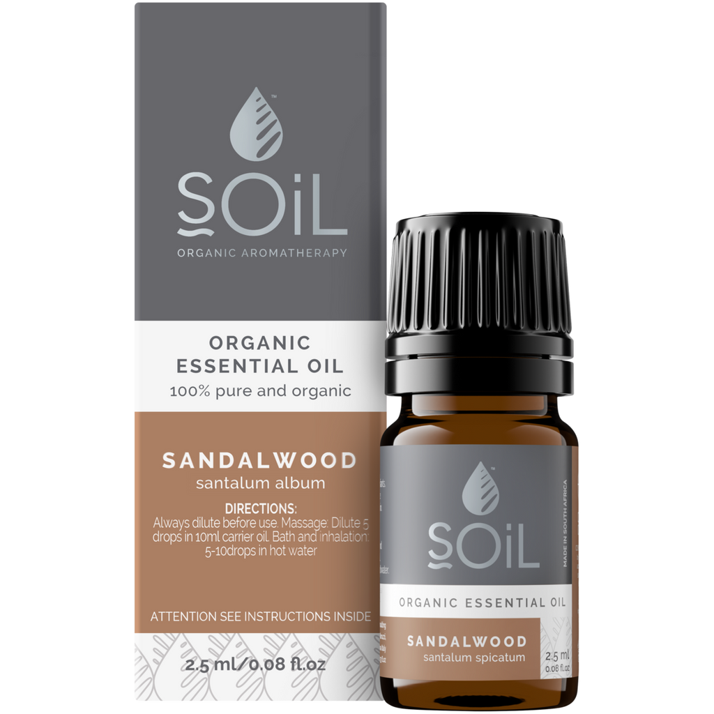 Organic Sandalwood Essential Oil 2.5ml