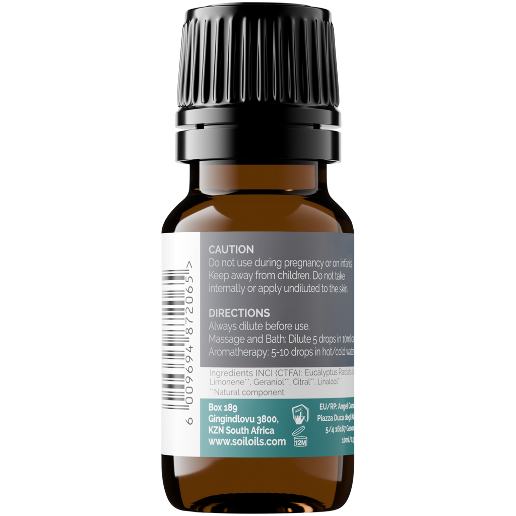 Organic Eucalyptus Radiata Essential Oil 10ml