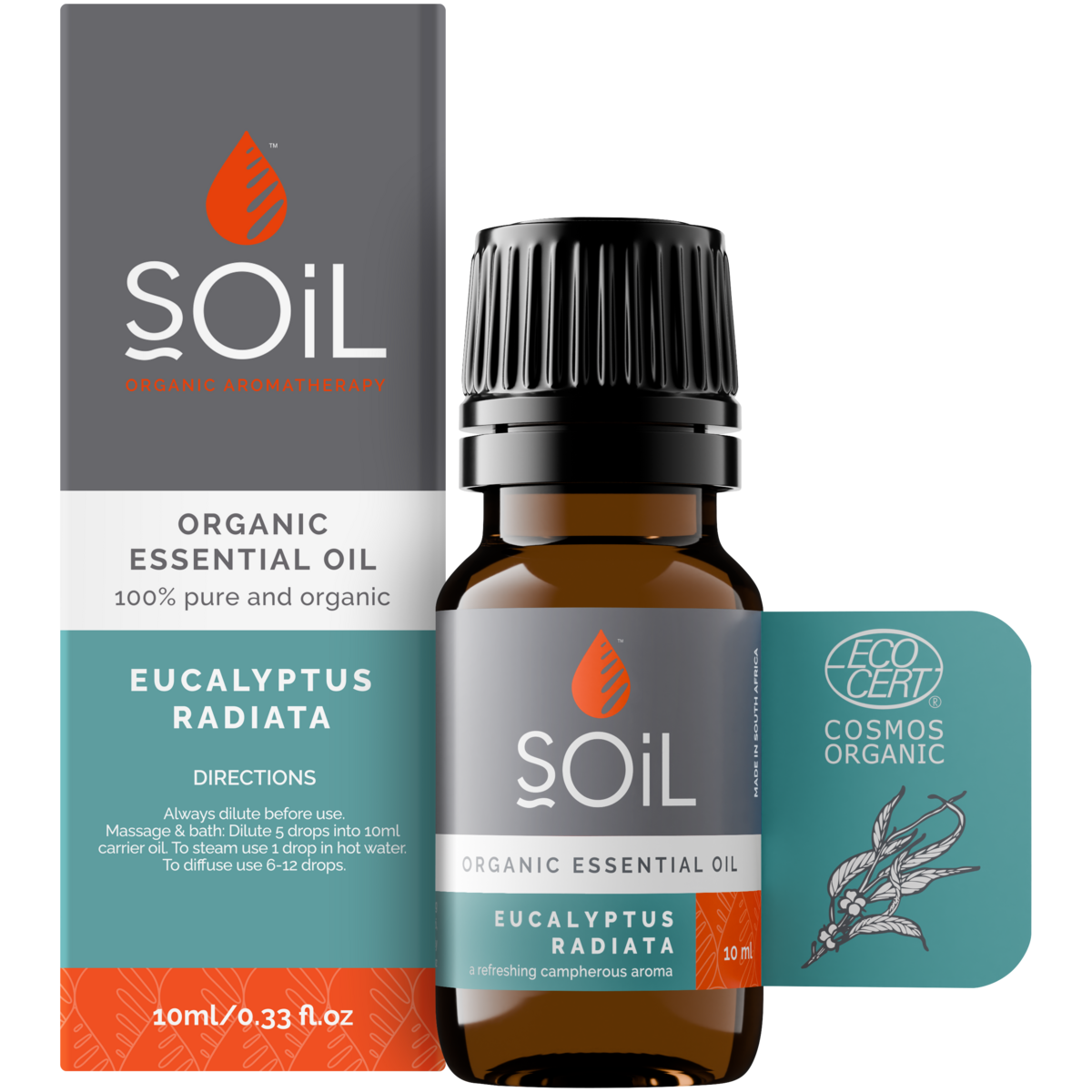 Organic Eucalyptus Radiata Essential Oil 10ml