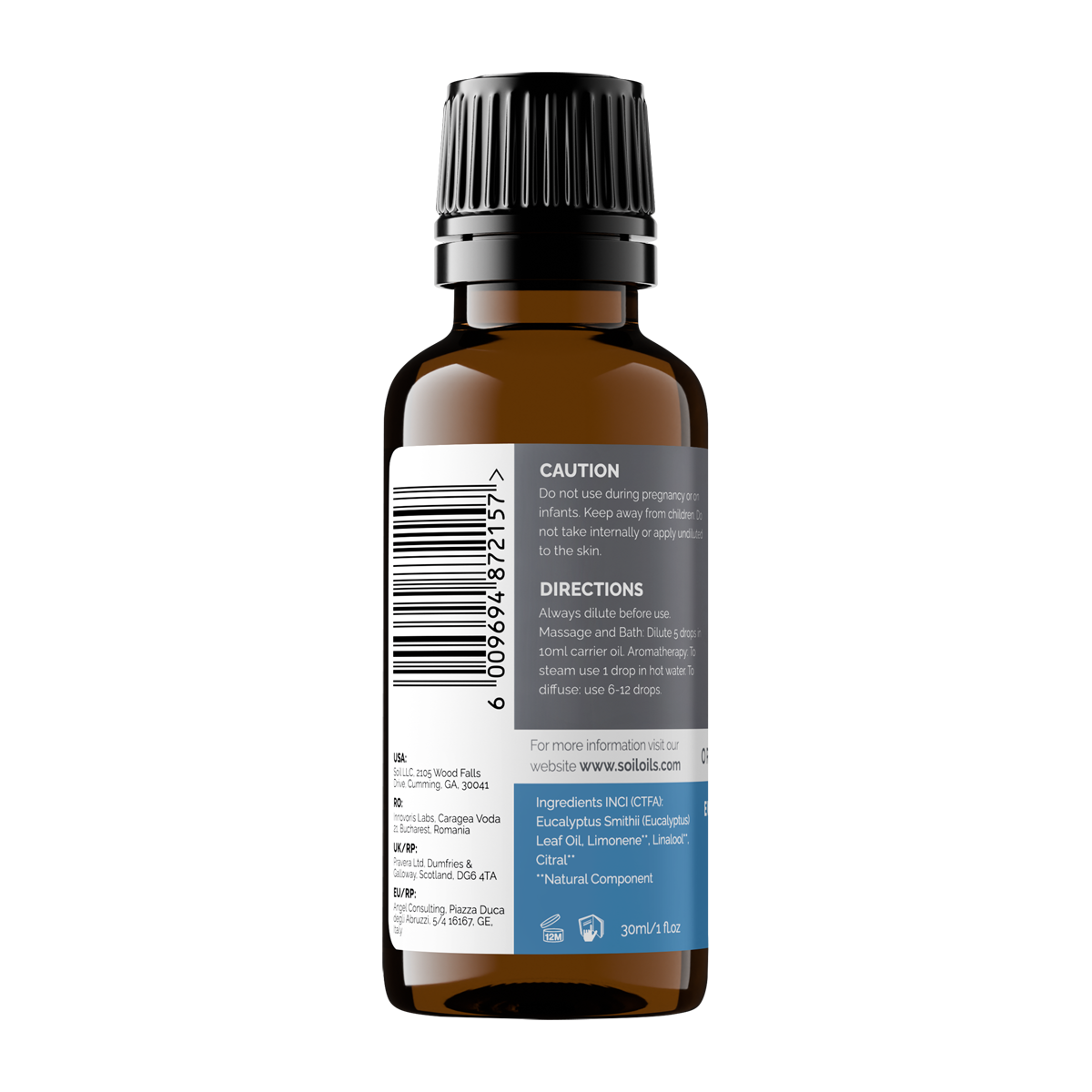 Organic Peppermint Essential Oil 30ml