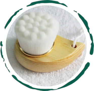 Bamboo Facial Brush