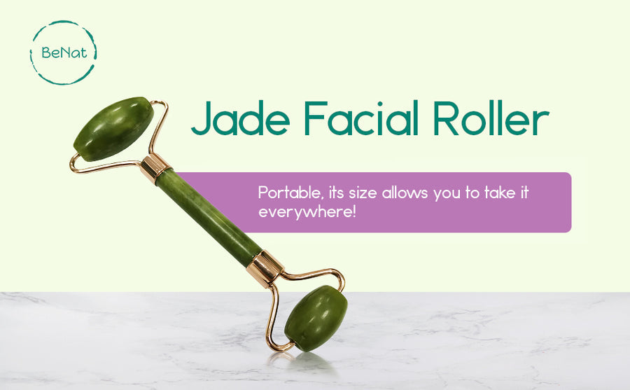 Jade Roller & Jawline Sculpting Stone