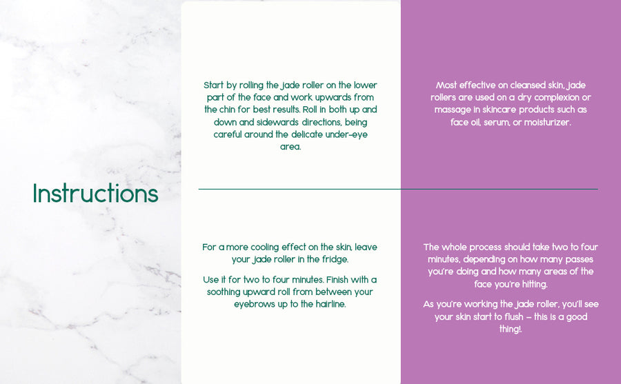 Jade Roller & Jawline Sculpting Stone
