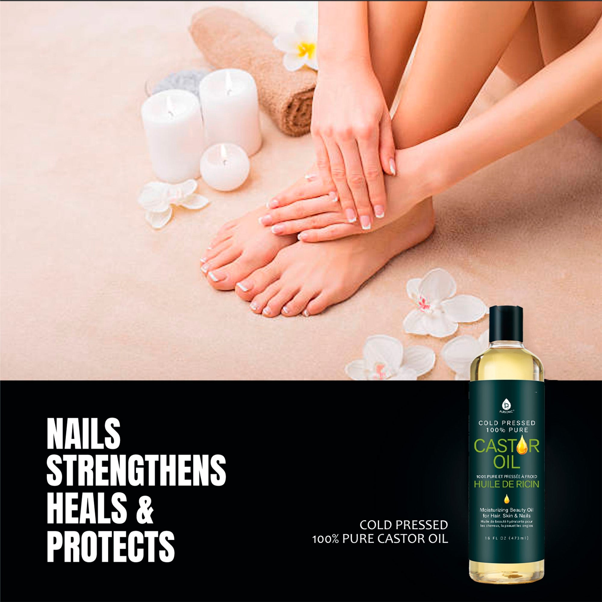 Castor Oil 16 Oz
