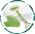 Jade Roller & Jawline Sculpting Stone