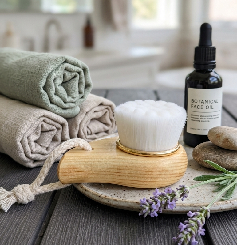 Bamboo Facial Brush