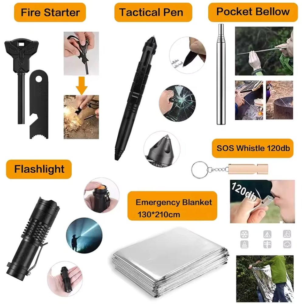 31 in 1 - Survival Gear Equipment